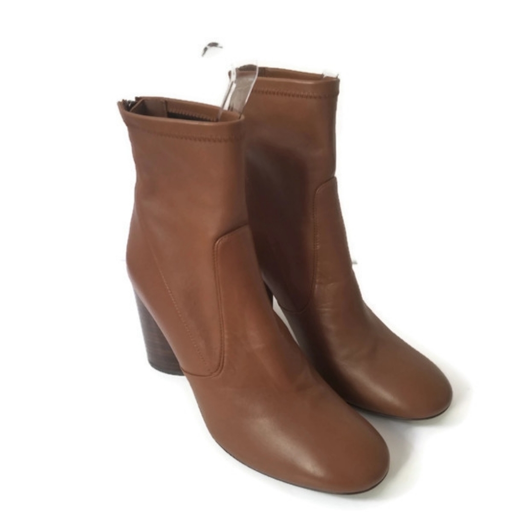 NWT Mercedes Castillo boots sock brown sz 10